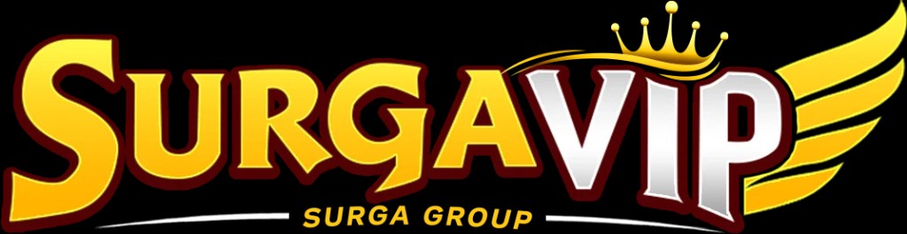 Logo resmi SURGAVIP surga vip-merah — platform gaming premium surgavipmobile.com Indonesia